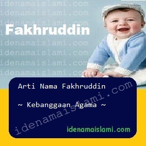 arti nama Fakhruddin