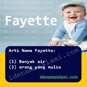 arti nama Fayette