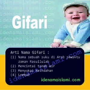 arti nama Gifari