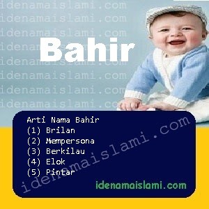 arti nama Bahir