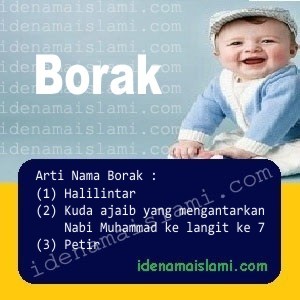 arti nama Borak