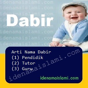 arti nama Dabir