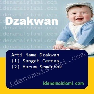 arti nama Dzakwan