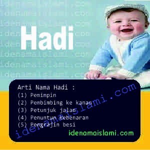 arti nama Hadi