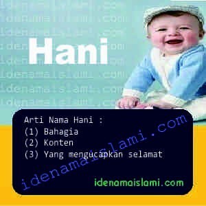 arti nama Hani