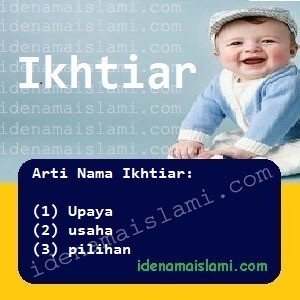arti nama Ikhtiar