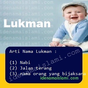 Arti Islami Nama Bayi Laki Laki Islam Lukman arti nama Lukman