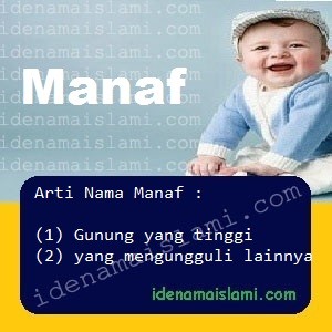 arti nama Manaf