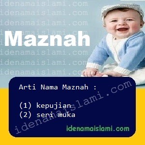 arti nama Maznah