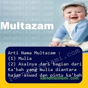 Arti Islami Nama Bayi Laki Laki Islam Multazam arti nama Multazam