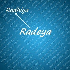 Variasi Nama Radeya Untuk Nama Bayi Laki Laki Islami variasi arti nama Radeya untuk nama bayi laki laki islami